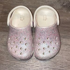 Toddler Glitter Crocs